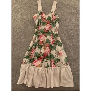 Vintage Floral Dress
